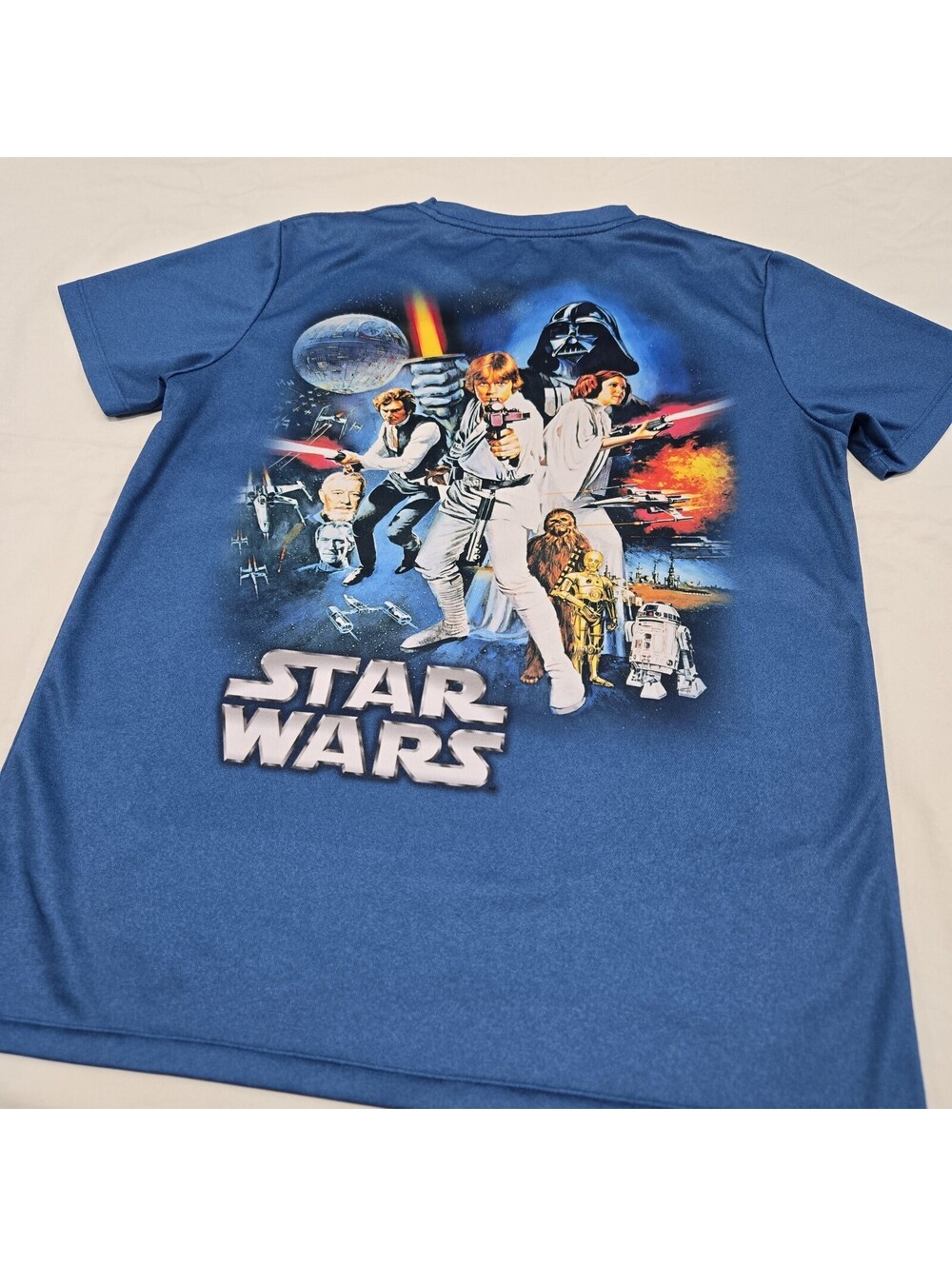 EUC Size MEDIUM Rudy Project x Star Wars T-Shirt Lightweight Graphic Tee 2 Sided